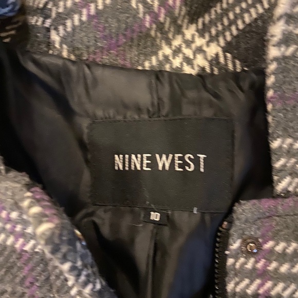 Nine West Plaid Coat - Picture 3 of 8